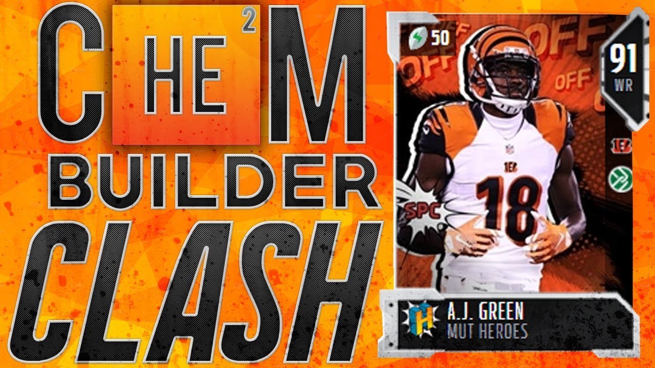 SQUAD BUILDER CLASH VERSUS BENGAL! NEW AJ GREEN IS INSANE!! Madden 18 Ultimate Team