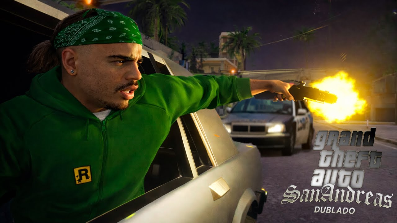 Eles Quase Nos Prenderam - Gta San Andreas (Dublado) - Parte 3