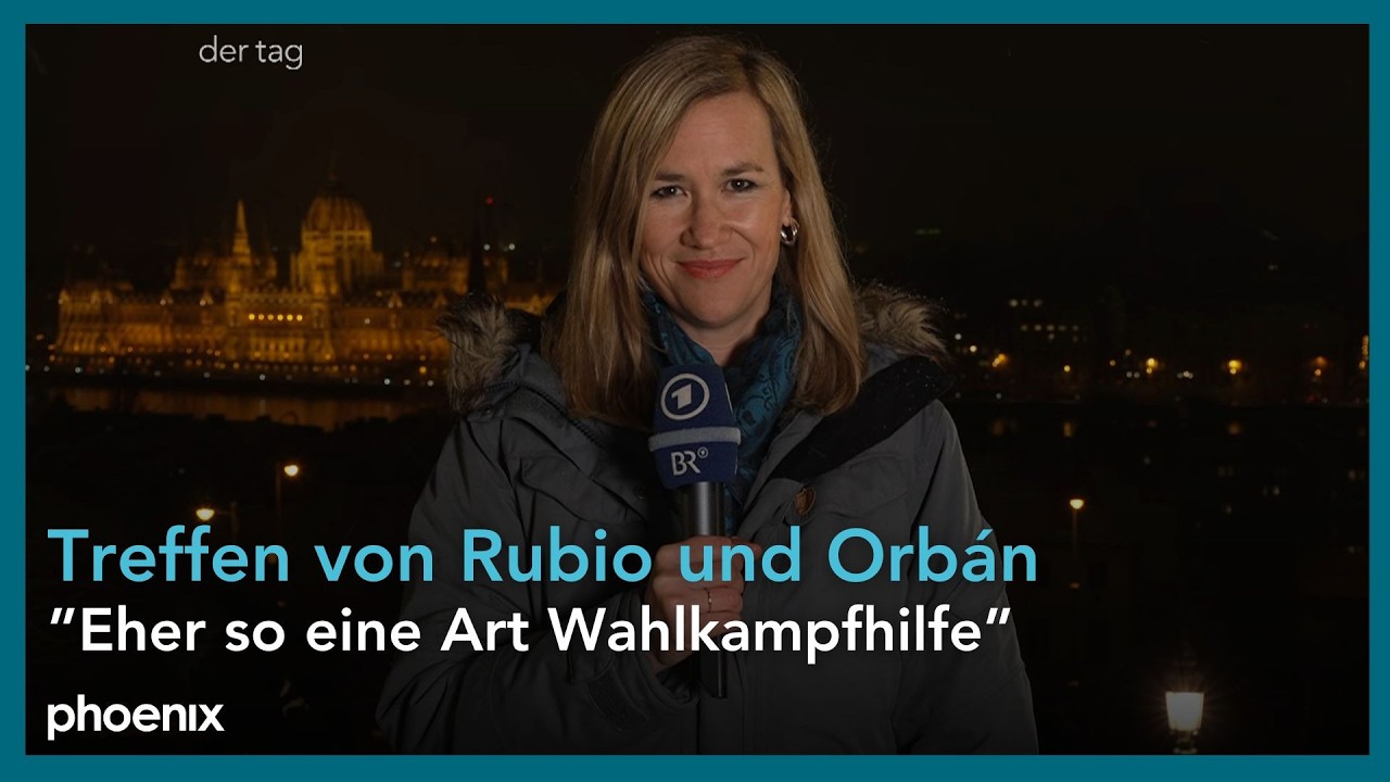 Schaltgespräch mit Anna Tillack zum Treffen von Viktor Orbán und Marco Rubio | 16.02.2026