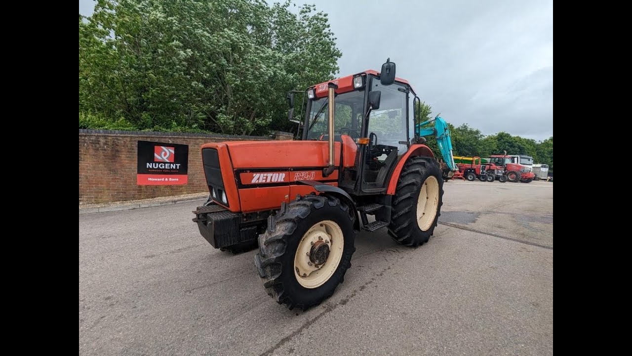 ZETOR 8540 4X4 TRACTOR WALKROUND VIDEO