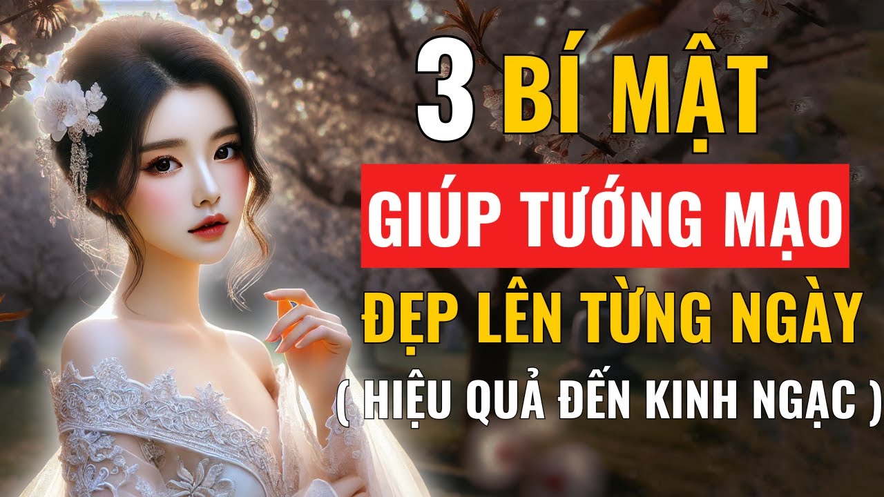 3 Bí Mật Giúp Khuôn Mặt Bạn Đẹp Dần Lên Mỗi Ngày - Mà Rất Ít Người Biết !