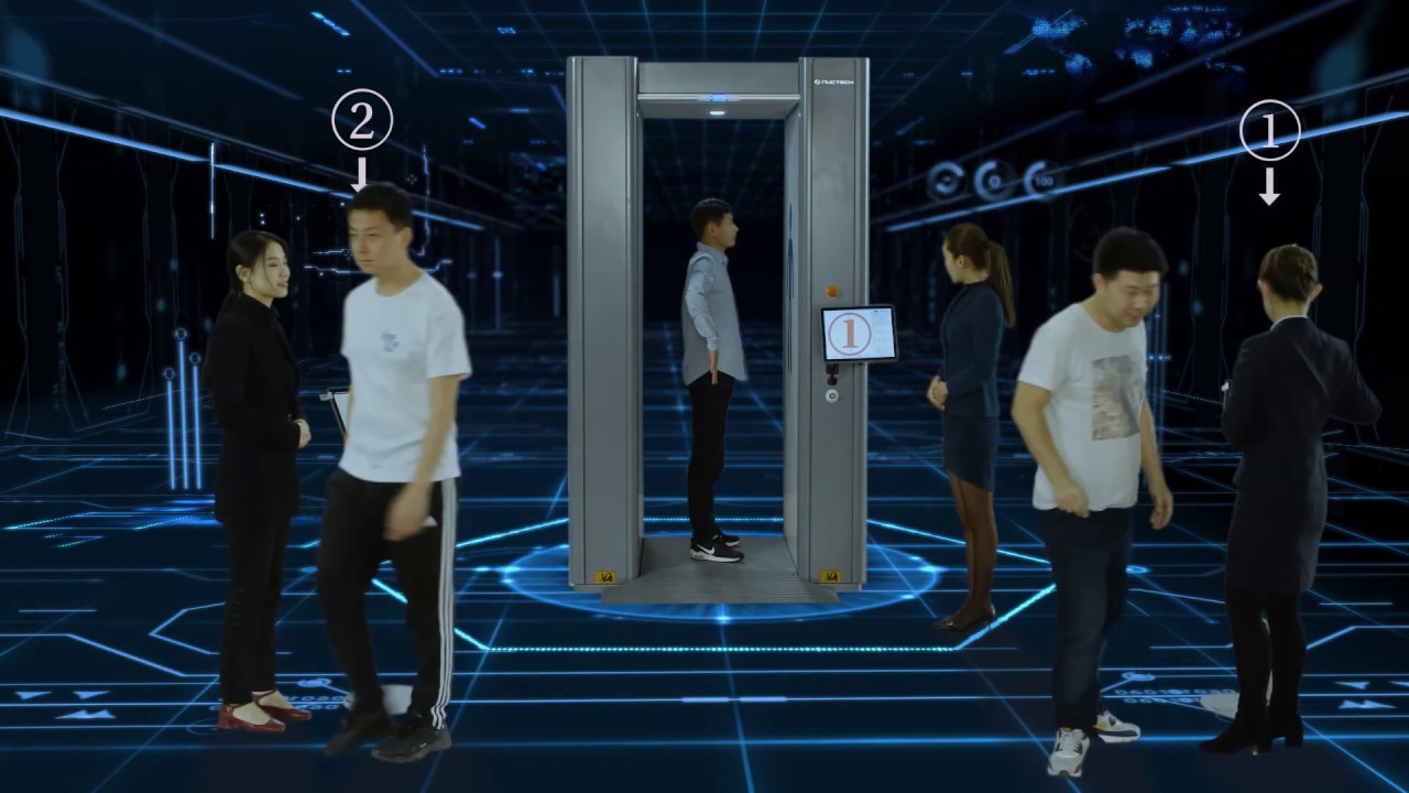 Escáner De Cuerpo Humano Nuctech MW1000AA | Nuctech Argentina