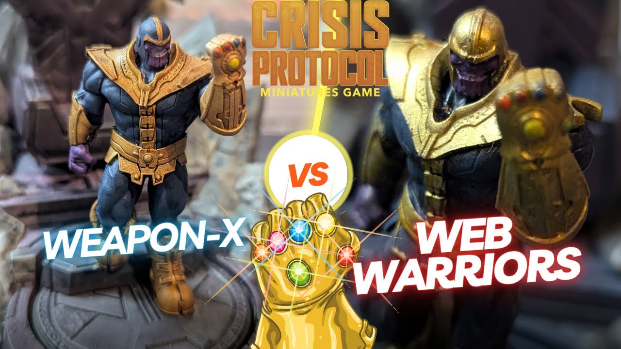 Thanos Gauntlet Round 11 - Web Warriors Vs Weapon X ~ Marvel Crisis Protocol Battle Report