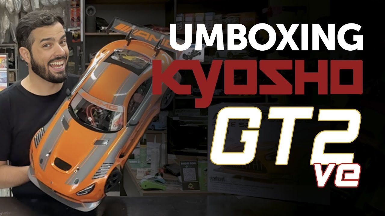 Kyosho Inferno GT2 VE Mercedes GT3 novidade por aqui.