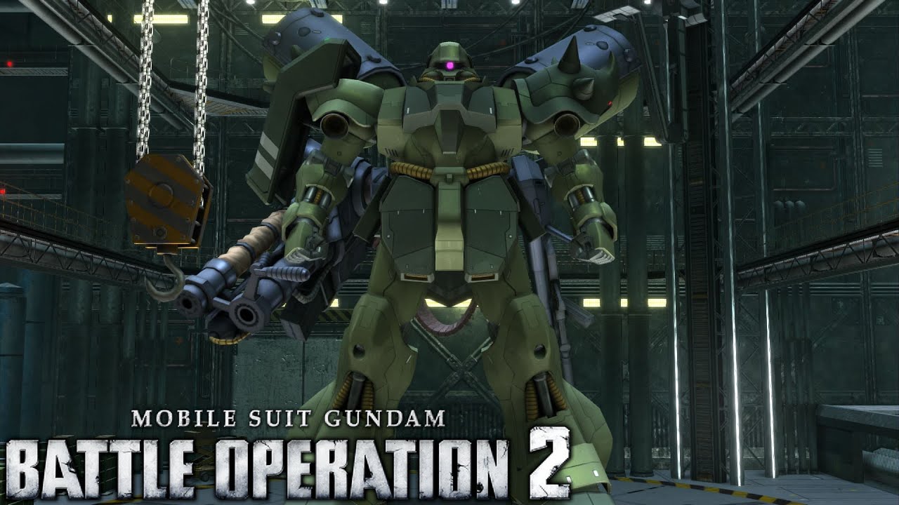 Mobile Suit Gundam Battle Operation 2 - Geara Doga [Heavy Arms Type] (LV1) ALL MOVES