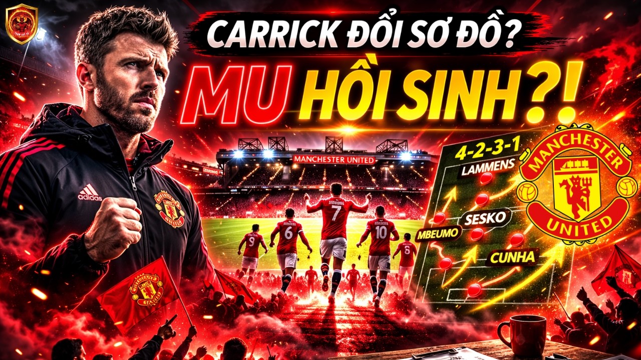 Carrick Đổi Sơ Đồ, MU Hồi Sinh? Kế Hoạch Tái Thiết Manchester United Lộ Diện #manunited