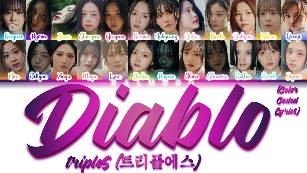 [CORRECT] tripleS (트리플에스) - Diablo [Color Coded Lyrics Han|Rom|Eng]