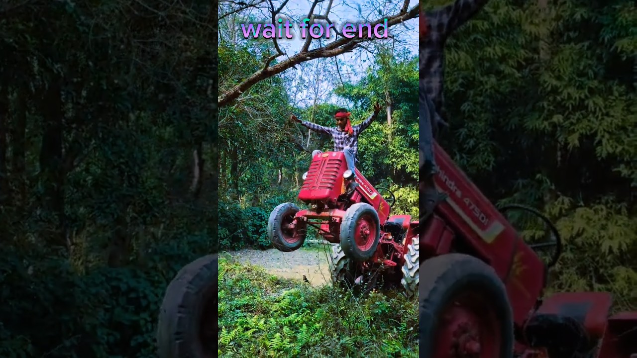 tractor stunt video #mahindra #raunak #satyam#farmer #mahindratractor#mahindrastunt #mahindra#stunt