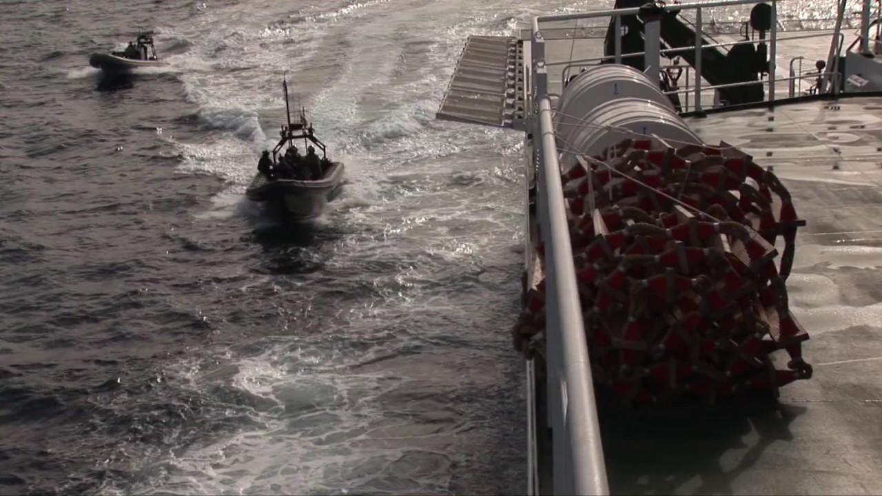UEI, Servicio Marítimo y Servicio Aéreo. Ejercicio antiterrorista en ámbito naval.