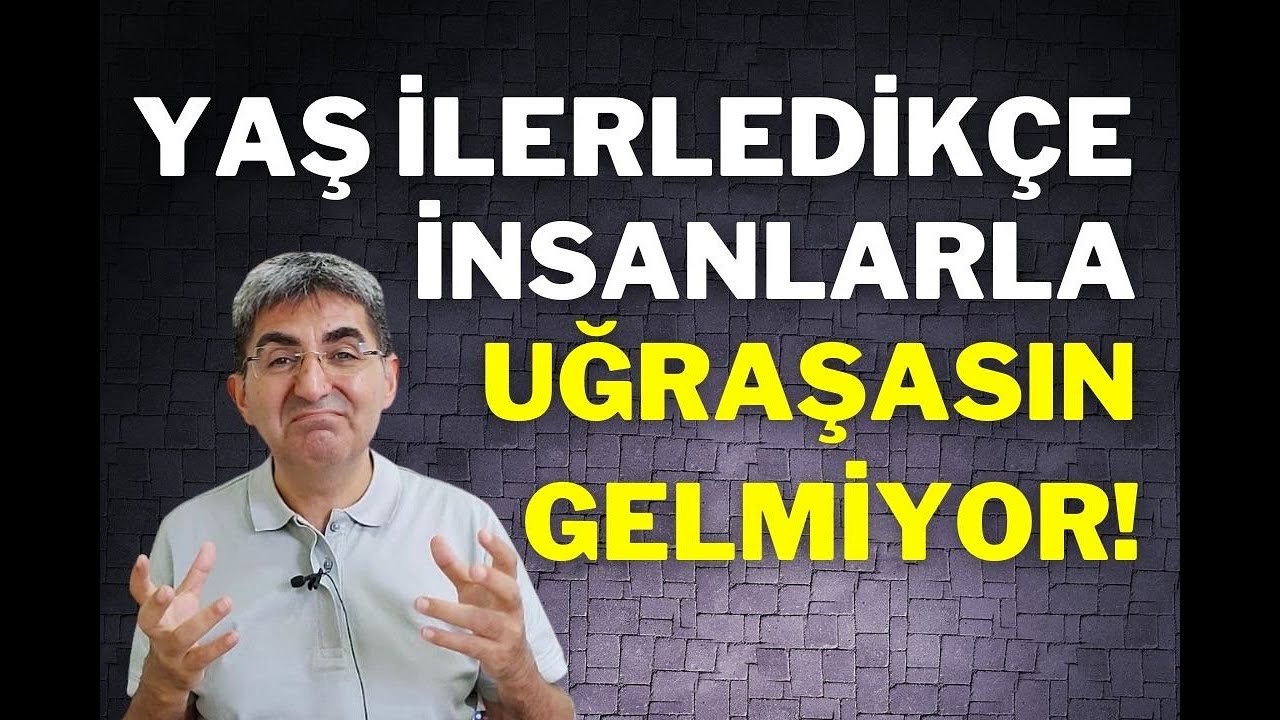 YAŞ İLERLEDİKÇE İNSANLARLA UĞRAŞASIN GELMİYOR!  | Canten Kaya