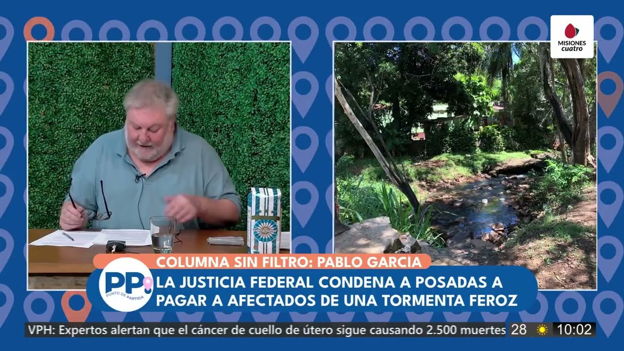 LA JUSTICIA FEDERAL CONDENA A POSADAS A PAGAR A AFECTADOS DE UNA TORMENTA FEROZ