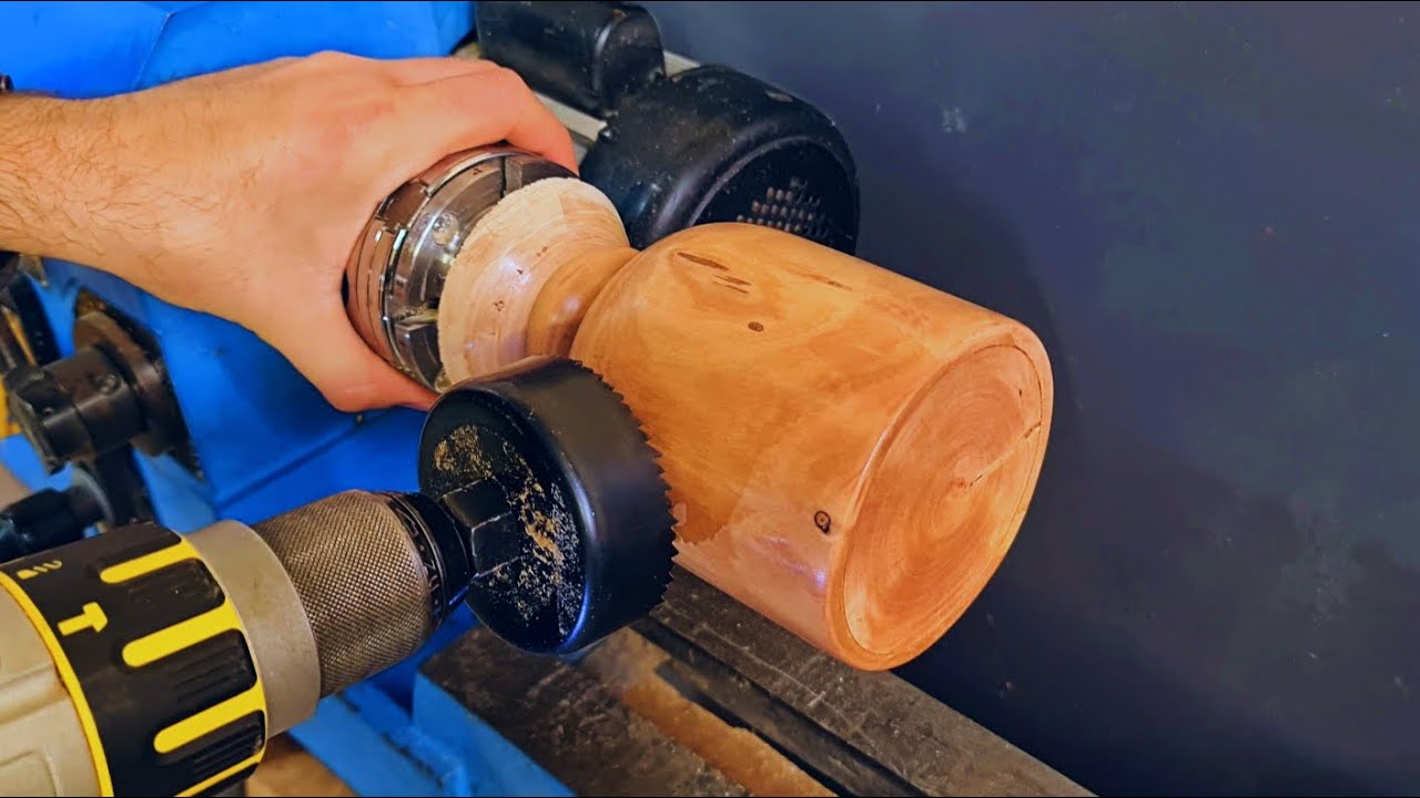 Woodturning - Salt pig