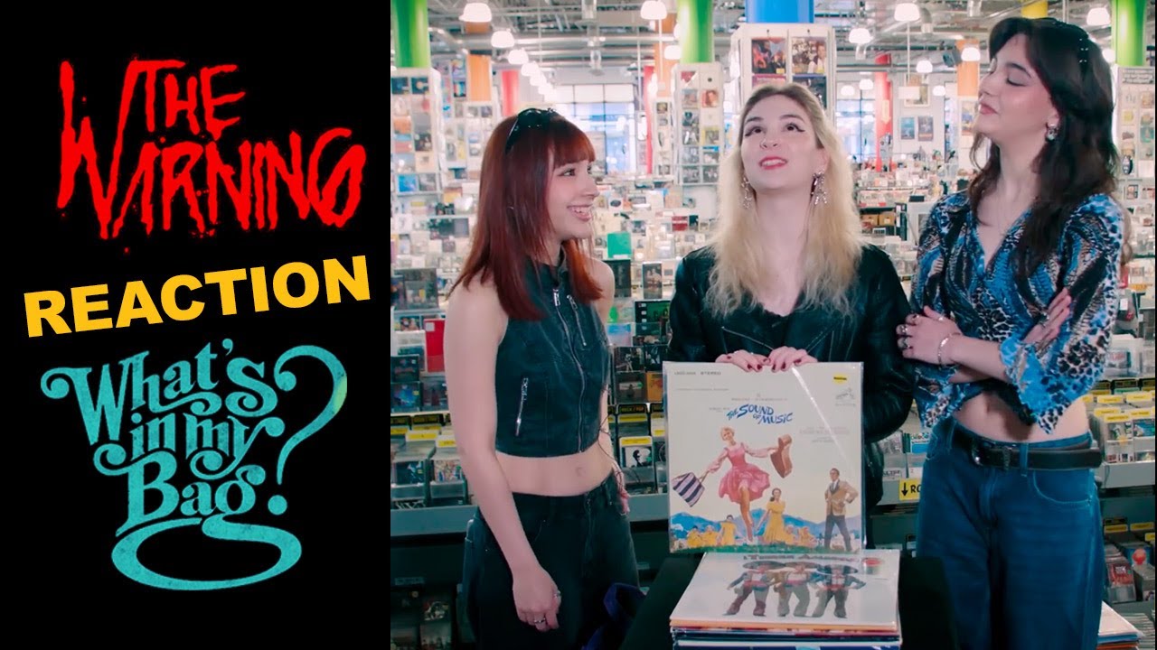 Brothers REACT to The Warning: What's In My Bag (Amoeba Music 2024)