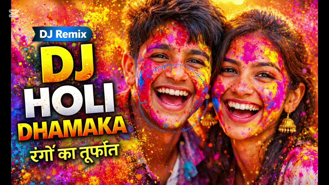 DJ Holi Song 2026 🔥 | Rangon Ka Toofan | Holi Party Mix | Latest Hindi Holi Song