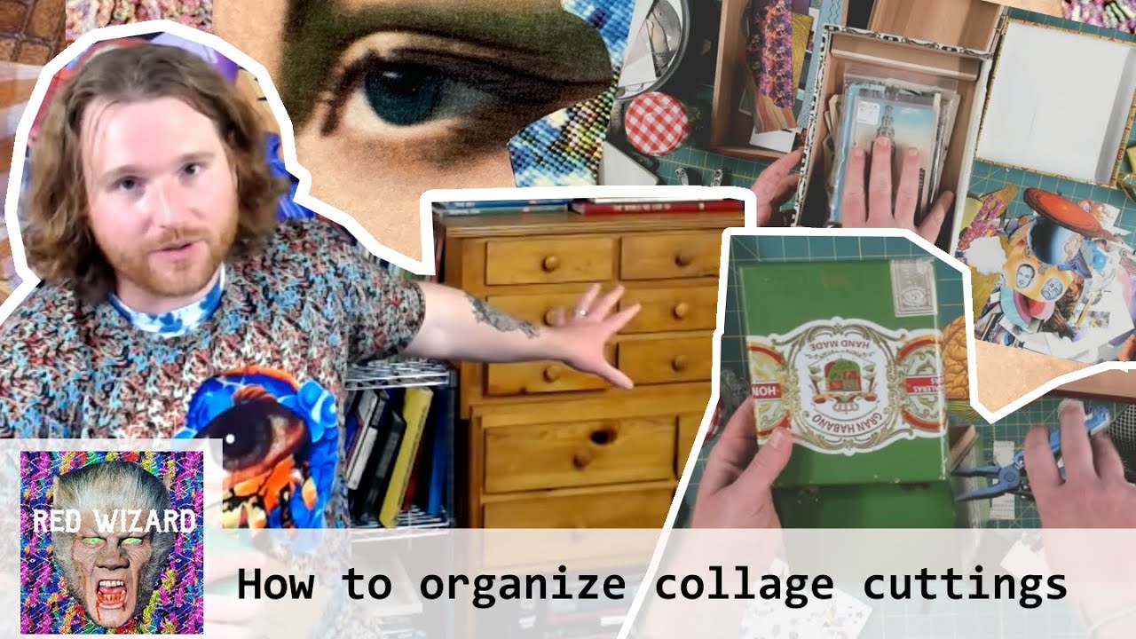 How to Organize Your Collage Clippings