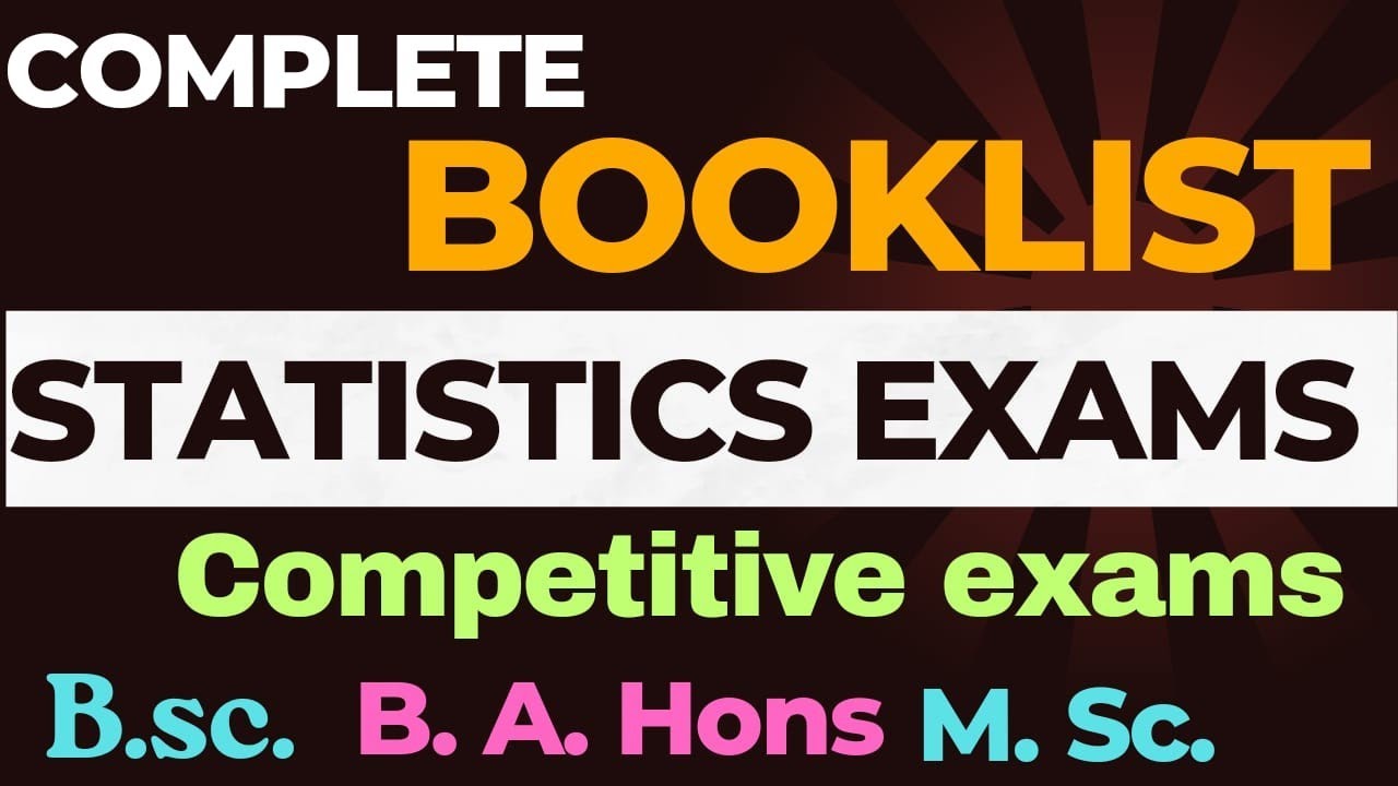 statistics books for competitive exams|  Books for Statistics exams |best books of  Statistics