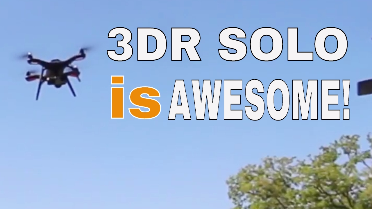 Обзор дрона 3DR Solo Drone с режимом Cable Cam, воздушными винтами Master Air Screws и антеннами Alpha.