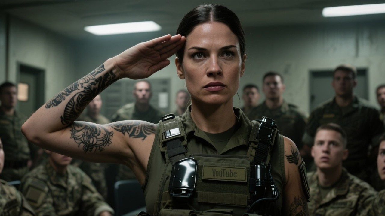 “Mocked for Her Tattoo — Then the SEAL Commander Saluted, Freezing the Entire Room | Emotional Story