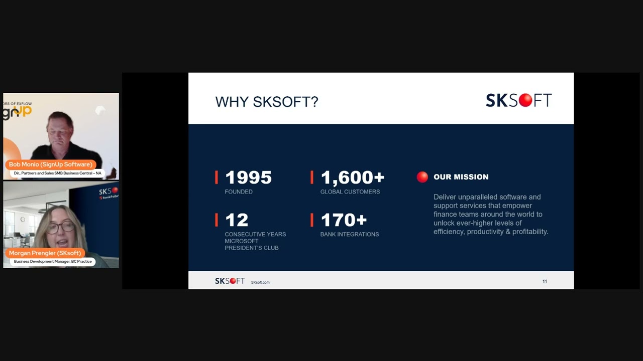 MSDW Showcase: The New Power Couple in Business Central Finance: SignUp Software & SKsoft