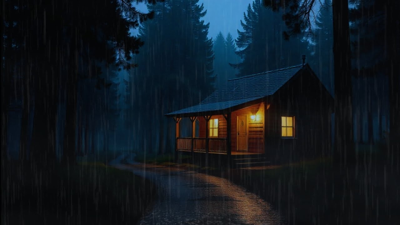 Rain Sounds for Sleeping – Authentic Thunderstorm for Deep Rest