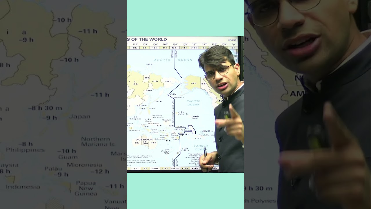 How International date line works? Mind-Blowing Secrets Revealed by Kapil sir 