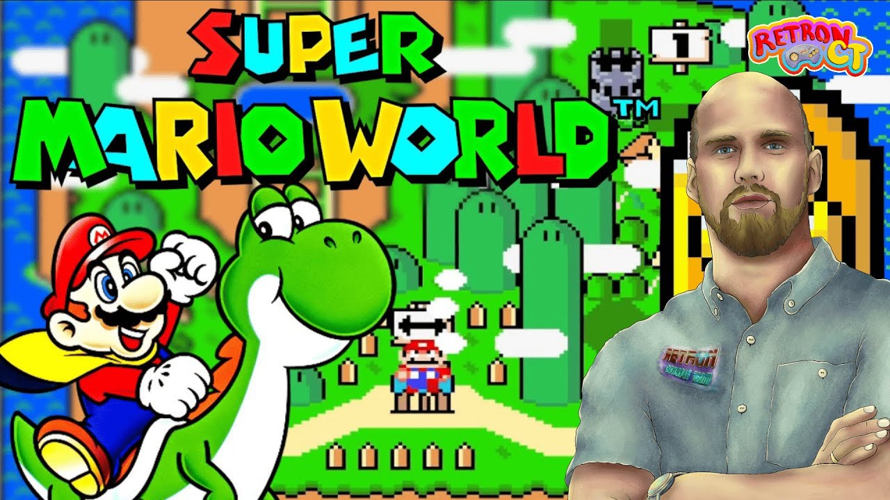SUPER MARIO WORLD (SNES) играем на приставочке)