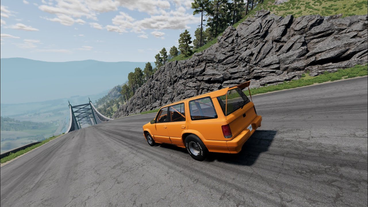 Full Throttle INSANE Long Downhill Mayhem! | BeamNG.drive Epic Crashes & Speed Test #6