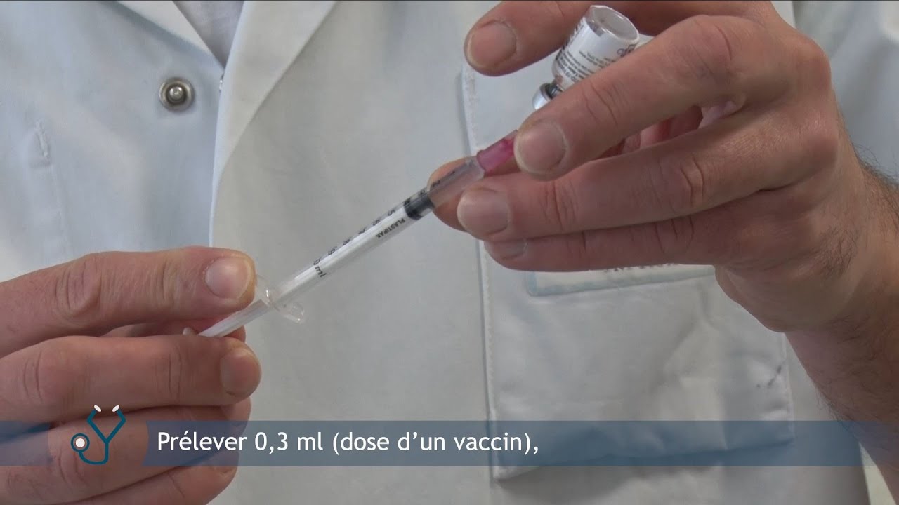 Covid-19 : Tutoriel sur la préparation de 6 doses de vaccin - actualisé