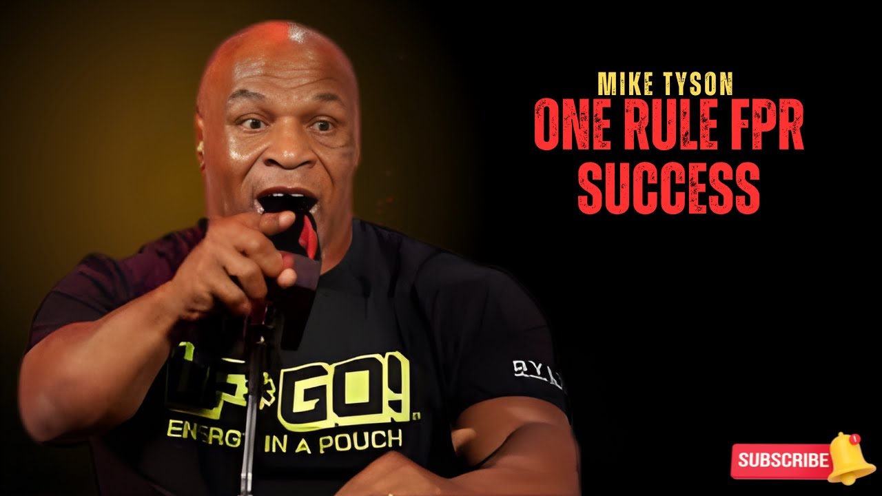 ONE RULE FOR SUCCESS #motivationalvideo #miketyson