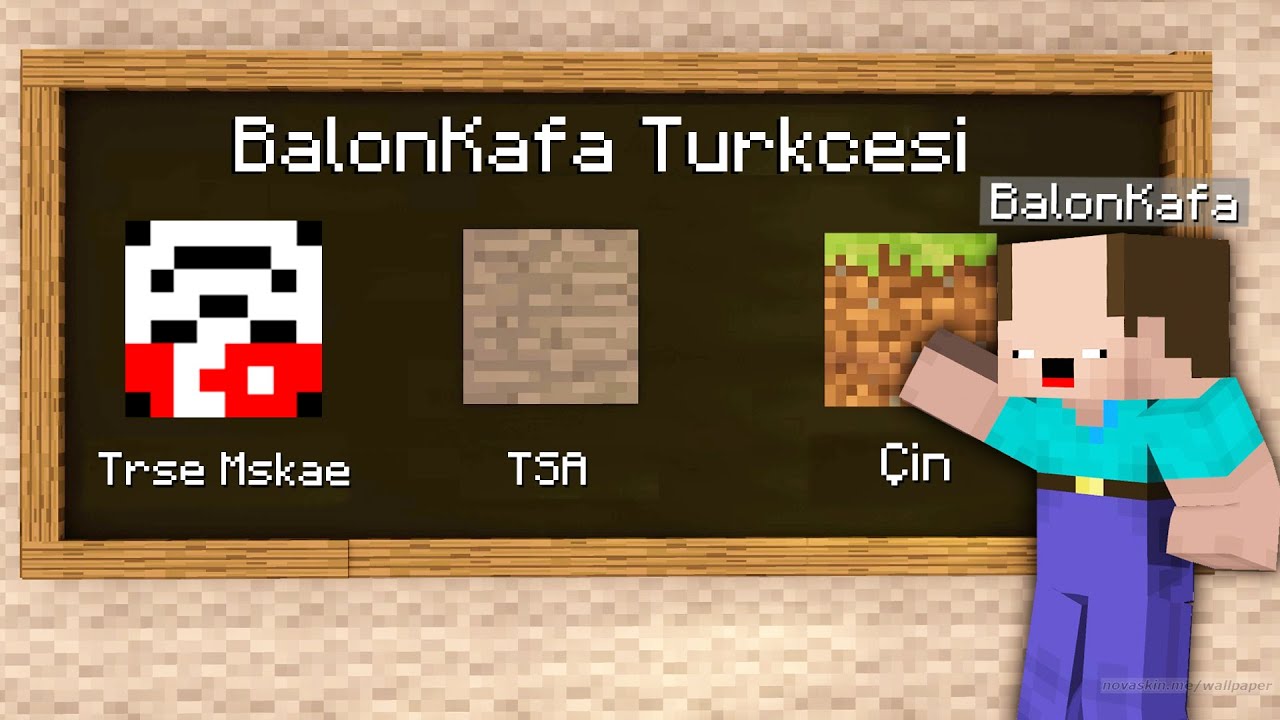BALON KAFA T&Uuml;RK&Ccedil;ESİ &Ouml;ĞRETİYORUM ! - BalonCraft #17 - Minecraft