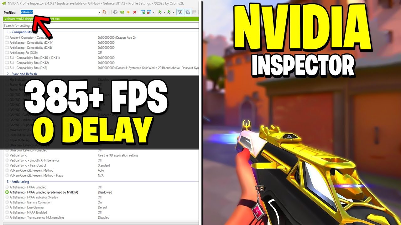 Valorant Nvidia Profile Inspector: Top 5 Settings Pros DON'T Want You Knowing!