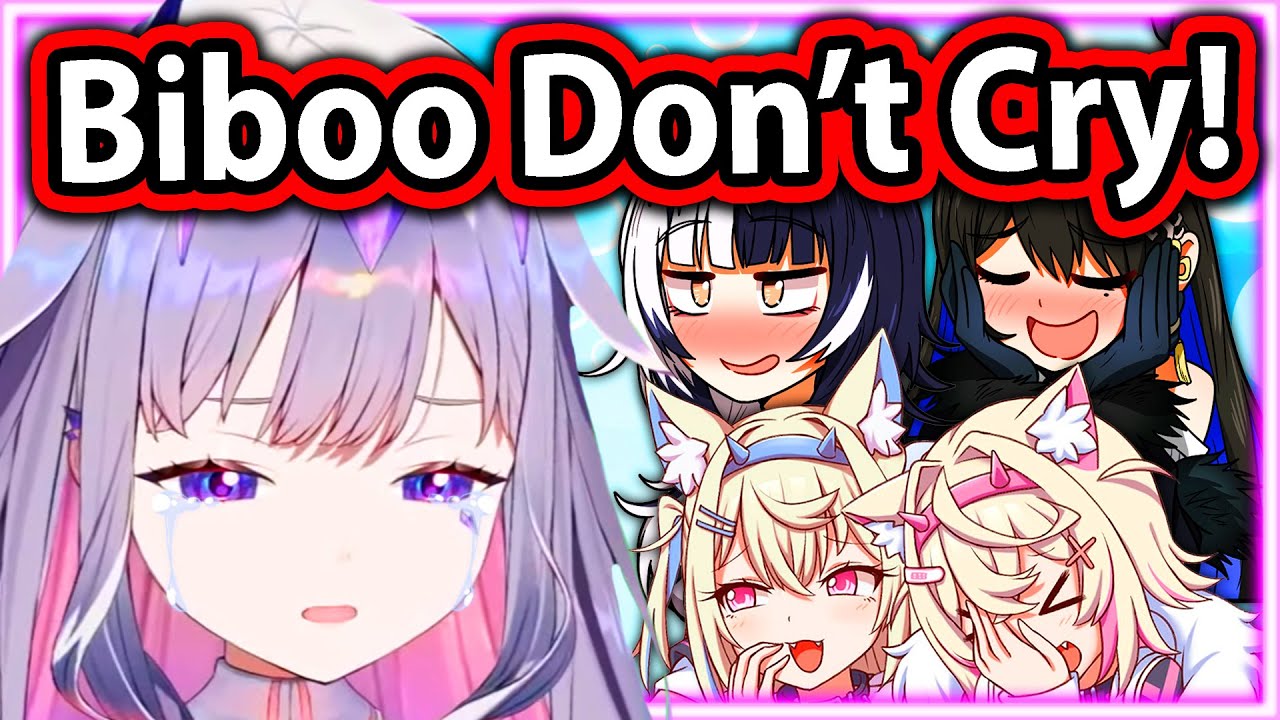 Poor Biboo Getting BULLIED by Fuwamoco, Nerissa & Shiori because of Tongue Twister 【Hololive EN】