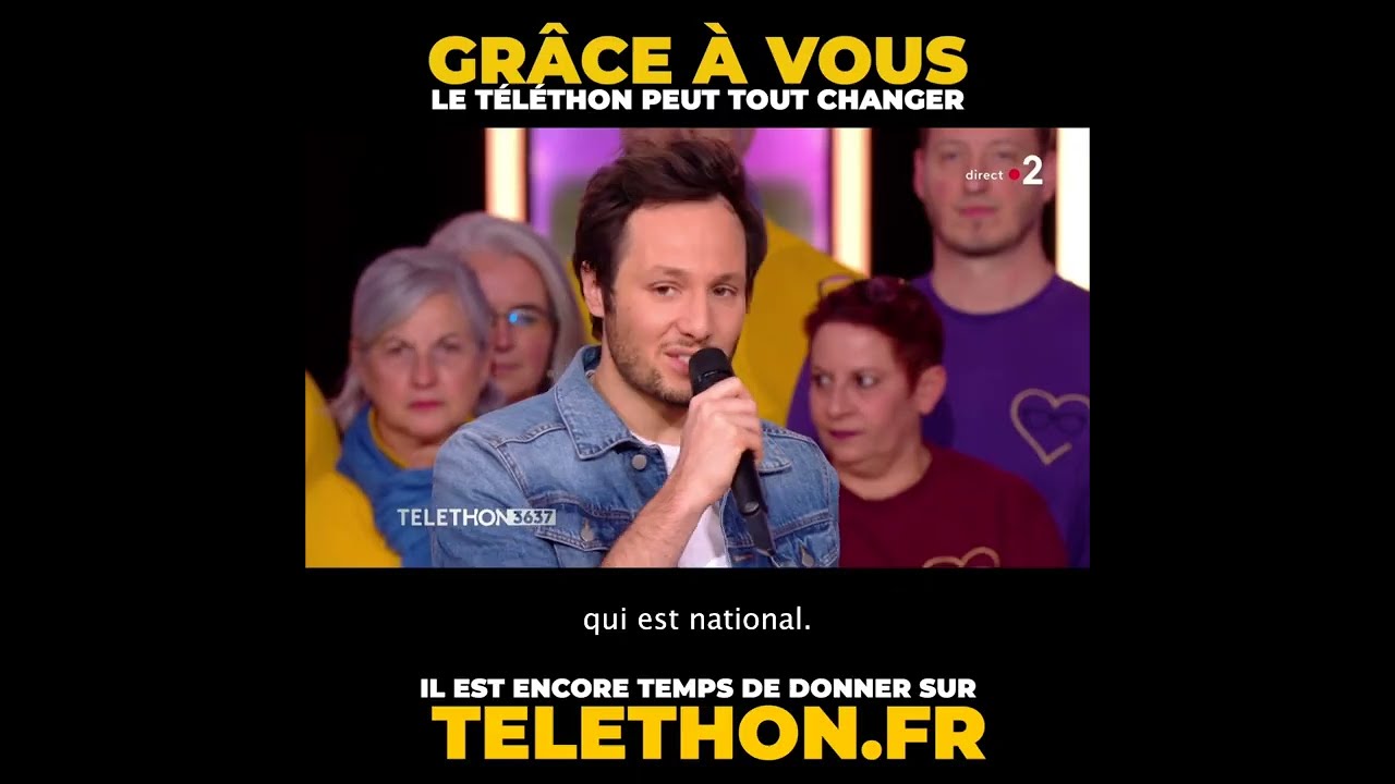 Vianney : Merci d'avoir tant donné 💛 | AFM-Téléthon