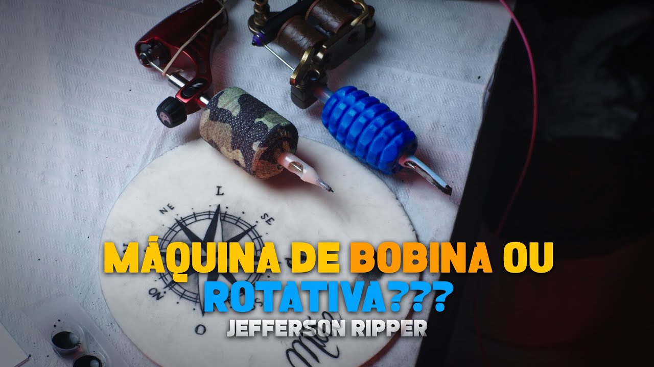 MÁQUINA DE BOBINA E ROTATIVA, QUAL É MELHOR E PORQUE - JEFFERSON RIPPER