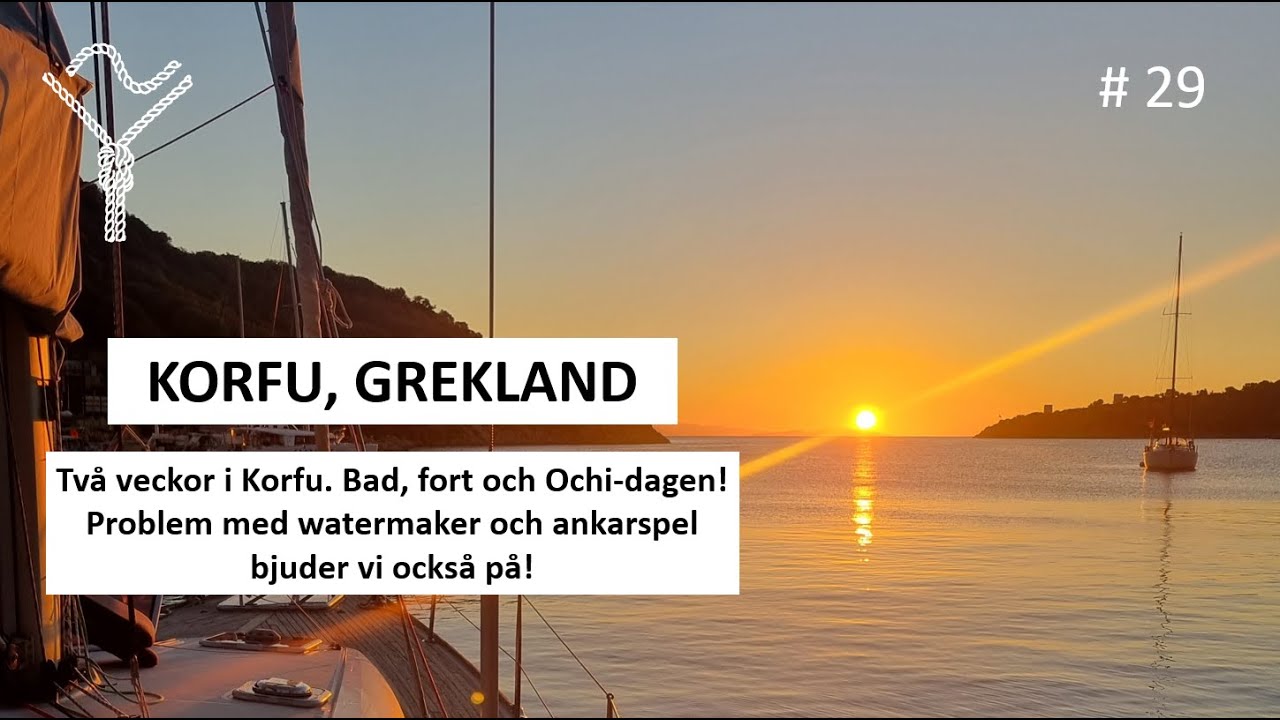 #29| Höstlov i Korfu, bad, fortbesök och Ochiday!