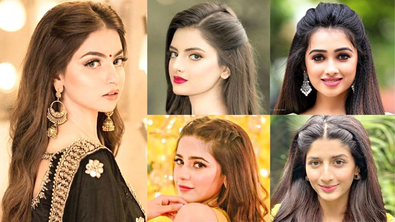 5 Cute & Easy Open Hair Hairstyles For Kurti | Simple Hairstyle For Girls