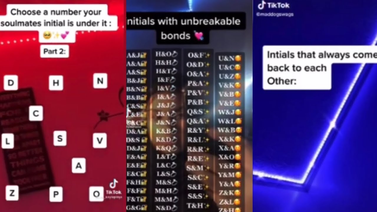 Initials TikTok Compilation part 2