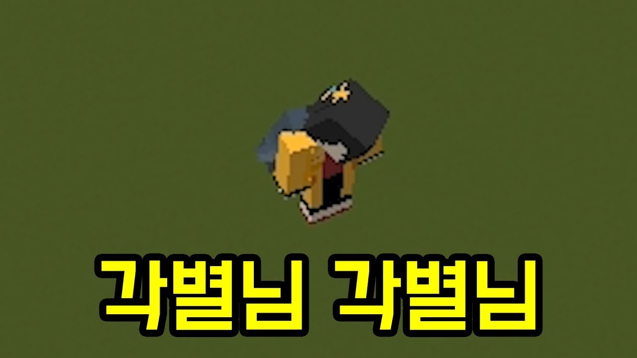 큰소리 못 내는 각별(마인크래프트)