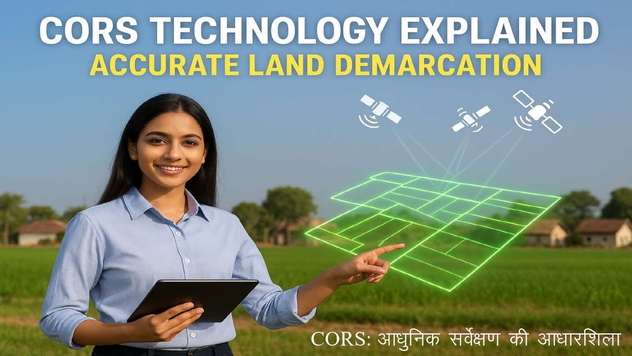 What is CORS? CORS तकनीक क्या है? सही भूमि सीमांकन व आधुनिक सर्वेक्षण की आधारशिला