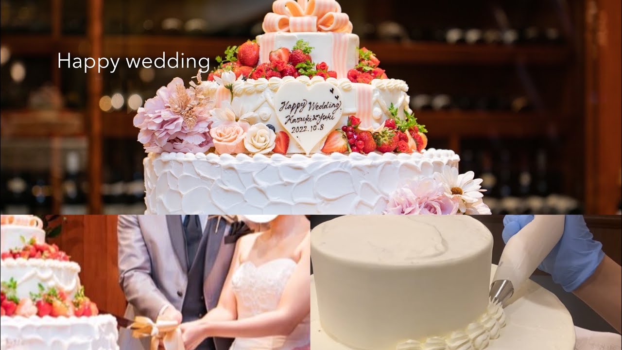 兄の結婚式ウェディングケーキ作らせてもらいました(ついでに引き菓子も)