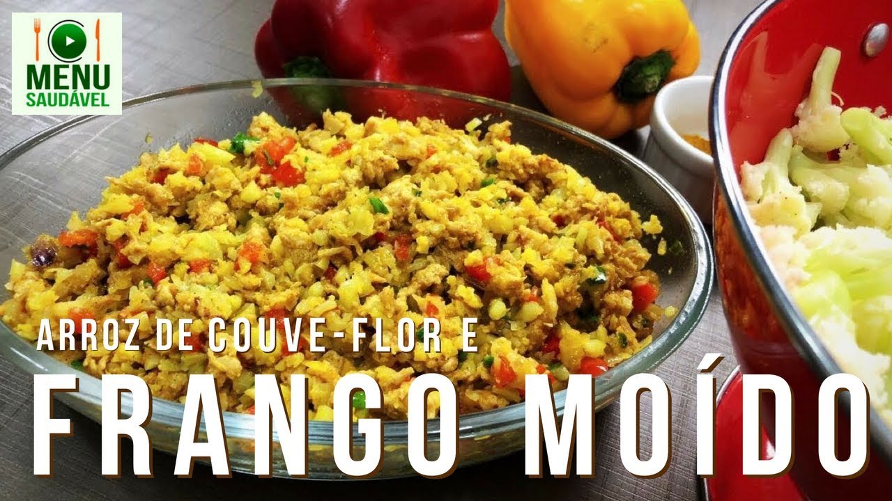 Arroz de COUVE-FLOR com frango - LIVE editada