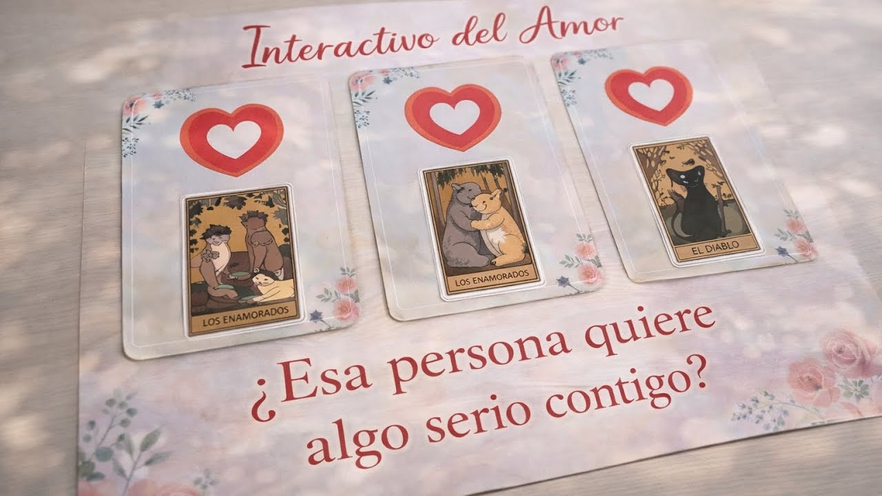 ¿ESA PERSONA QUIERE ALGO SERIO CONTIGO? 🙄😳🙀 #amor #tarot #tarotinteractivo 