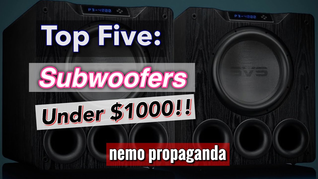 Five Best Home Subwoofers under $1000!!