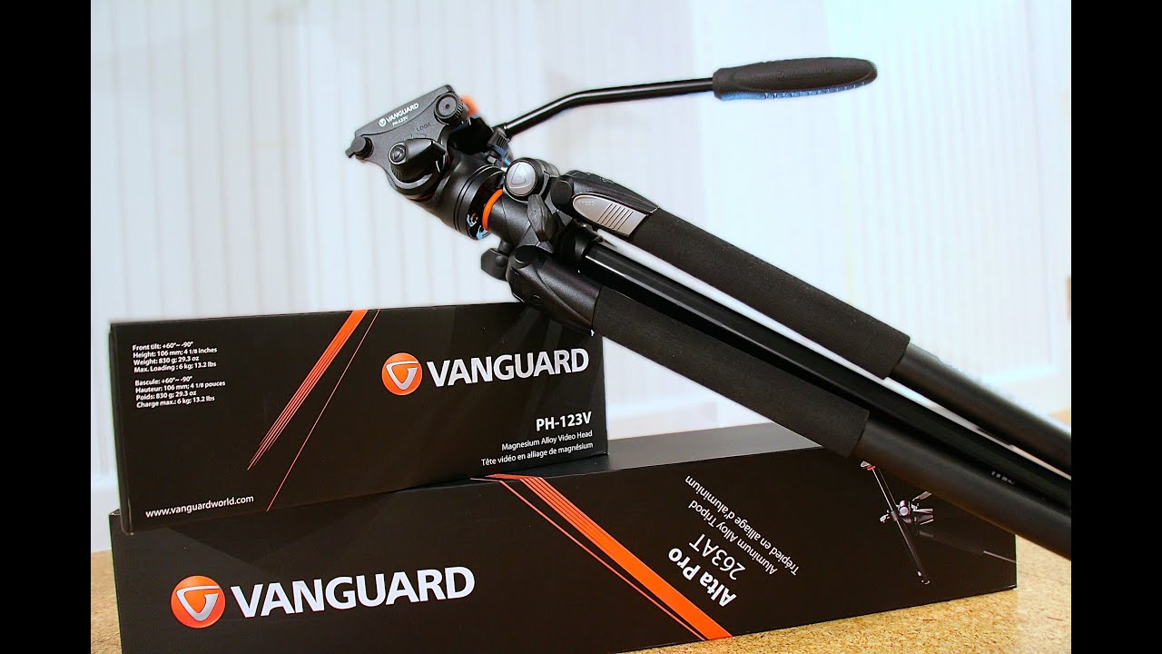 Vanguard Alta Pro 263AT Tripod Legs and PH-123V Fluid Head Unboxing, First Look, & Review