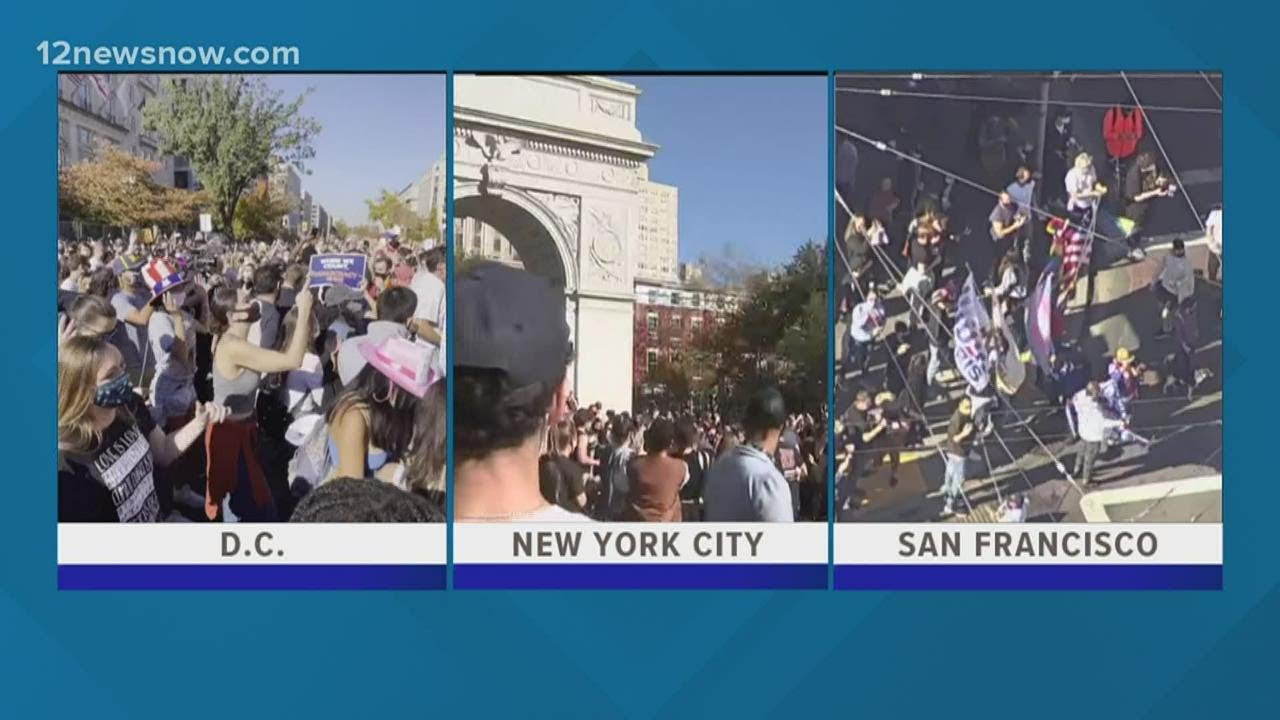 Election 2020 results sparks celebrations, protests
