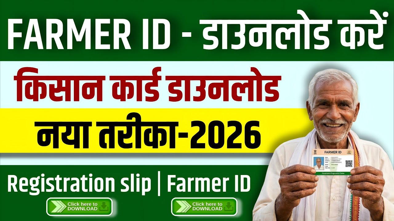 ✅Farmer Registry ID Card Kaise Download Kare 2026 | Farmer ID Card Online Apply Download new process