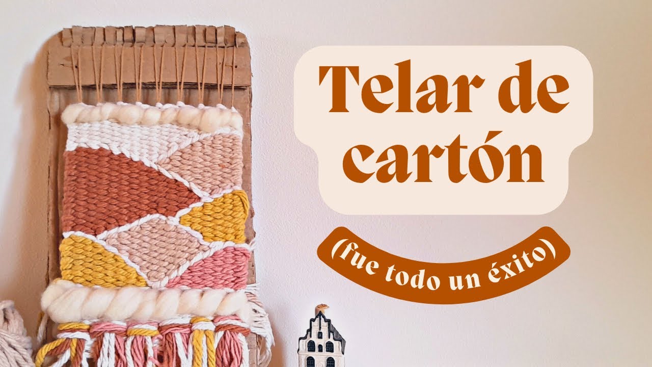 Hagamos un telar...¡de cartón! - Bajo costo y fácil de transportar (además: ¡feliz año nuevo!)