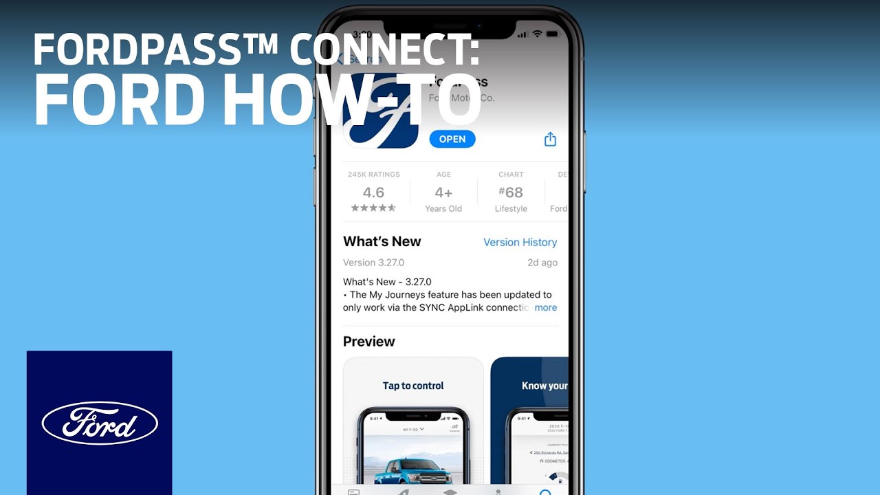 Using the FordPass&trade; App with FordPass Connect | Ford How-To | Ford
