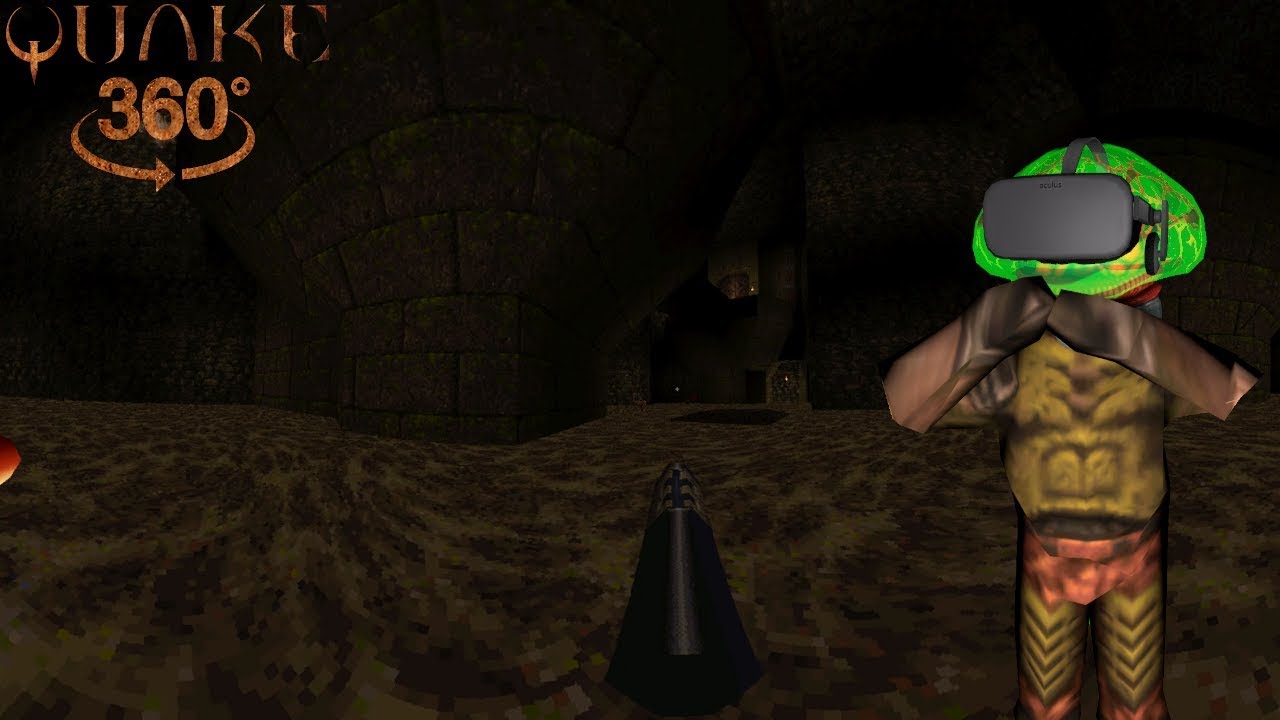 Quake Panoramic Let's Play - All Angled Strogg Action!