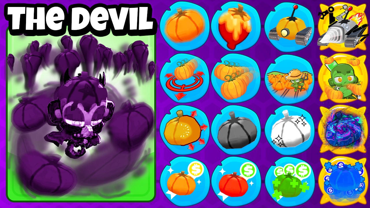 4th Path PUMPKIN SHOOTER in BTD 6!